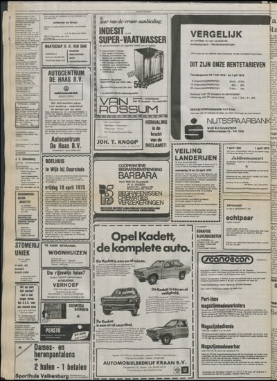 Wijkse Courant, 11 april 1975 (nr. 15, jrg. 106)