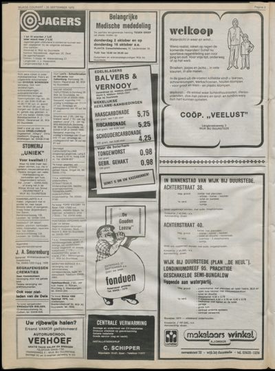 Wijkse Courant, 25 september 1975 (nr. 37, jrg. 106)