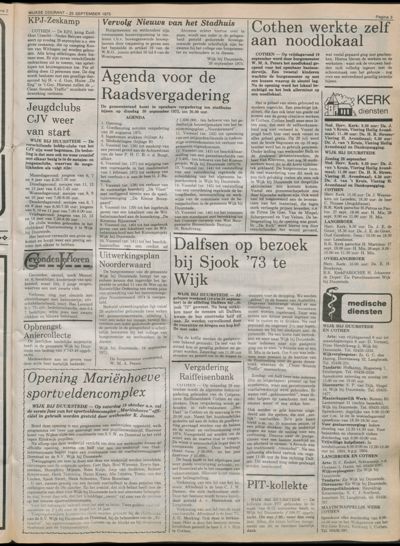 Wijkse Courant, 25 september 1975 (nr. 37, jrg. 106)