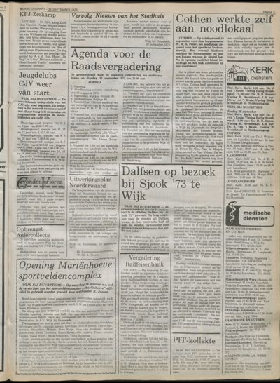 Wijkse Courant, 25 september 1975 (nr. 37, jrg. 106)