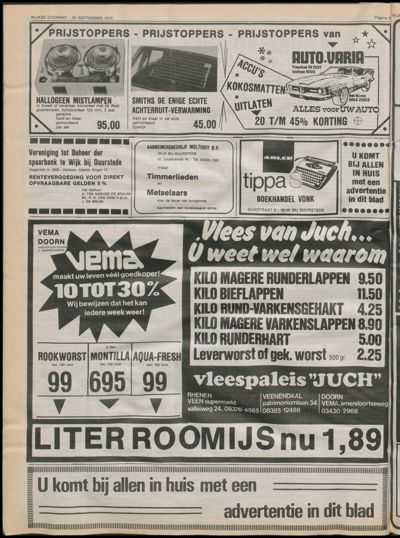 Wijkse Courant, 25 september 1975 (nr. 37, jrg. 106)