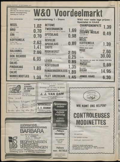 Wijkse Courant, 25 september 1975 (nr. 37, jrg. 106)