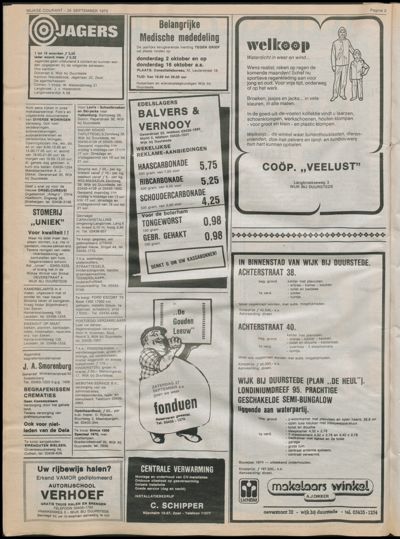 Wijkse Courant, 25 september 1975 (nr. 37, jrg. 106)
