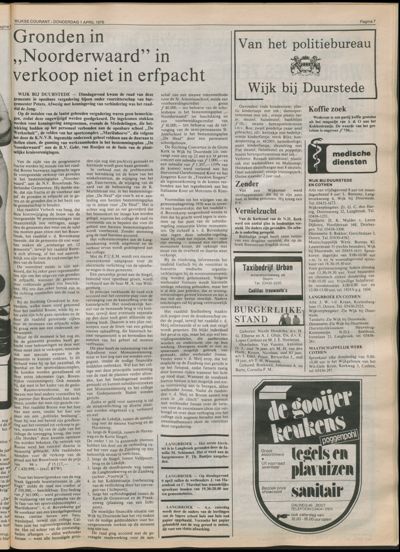 Wijkse Courant, 1 april 1976 (nr. 13, jrg. 107)