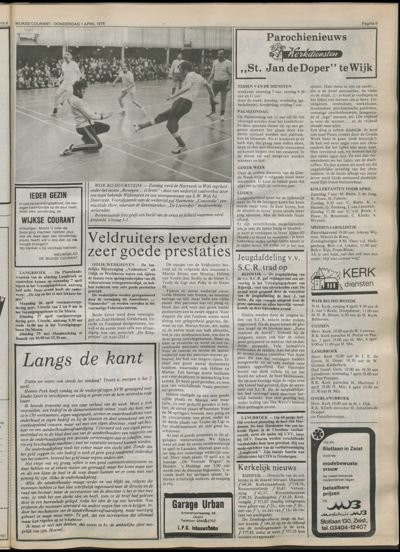 Wijkse Courant, 1 april 1976 (nr. 13, jrg. 107)