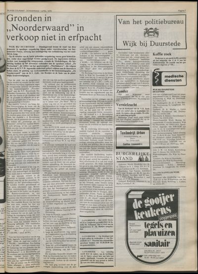 Wijkse Courant, 1 april 1976 (nr. 13, jrg. 107)