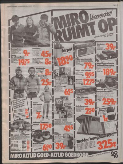 Wijkse Courant, 15 januari 1981 (nr. 2, jrg. 112)
