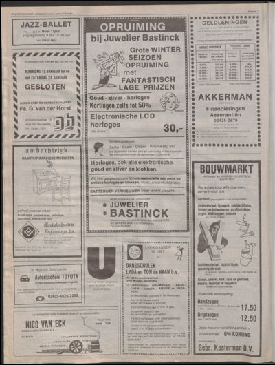 Wijkse Courant, 15 januari 1981 (nr. 2, jrg. 112)