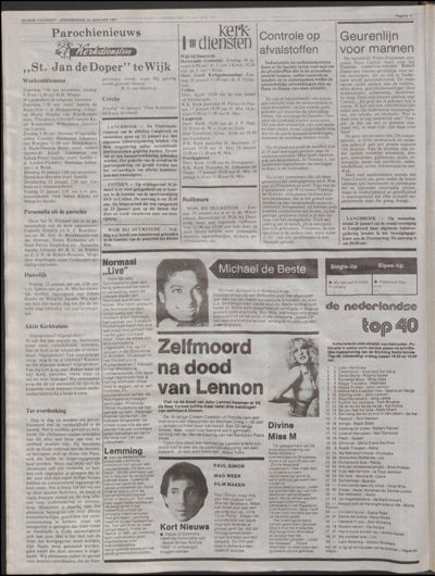 Wijkse Courant, 15 januari 1981 (nr. 2, jrg. 112)