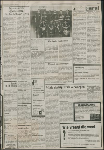 Wijkse Courant, 1 april 1982 (nr. 13, jrg. 113)