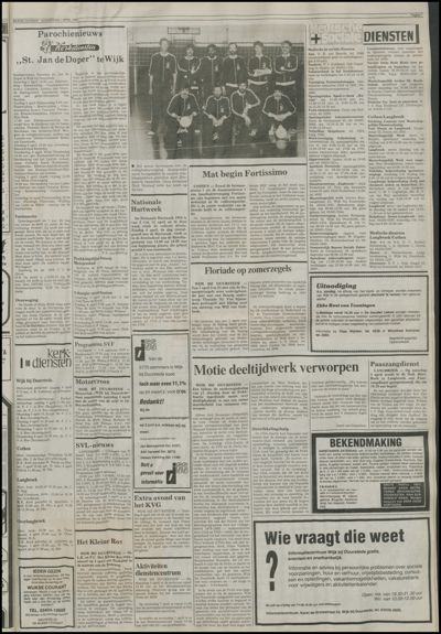 Wijkse Courant, 1 april 1982 (nr. 13, jrg. 113)