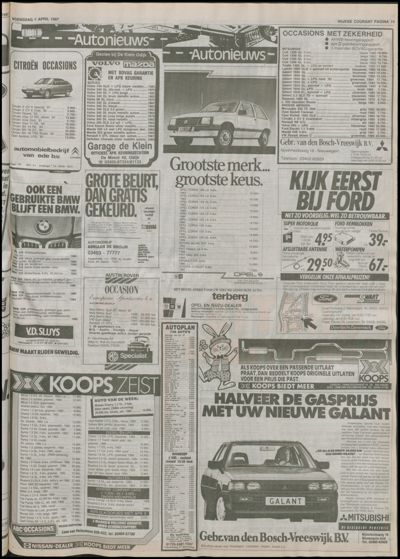 Wijkse Courant, 1 april 1987 (nr. 13, jrg. 118)