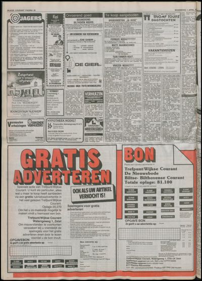 Wijkse Courant, 1 april 1987 (nr. 13, jrg. 118)