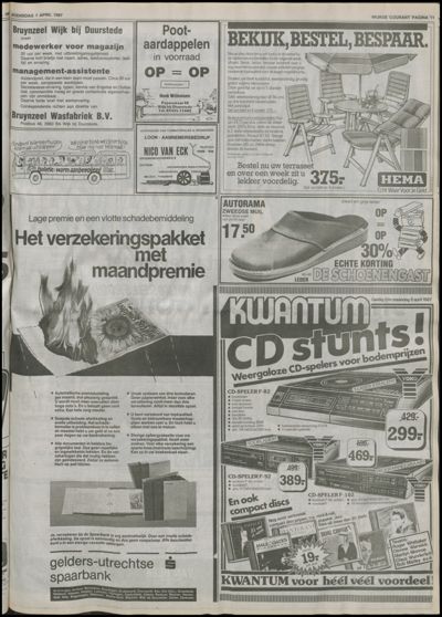 Wijkse Courant, 1 april 1987 (nr. 13, jrg. 118)