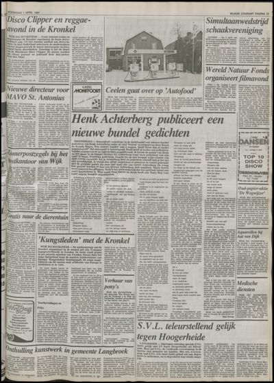 Wijkse Courant, 1 april 1987 (nr. 13, jrg. 118)