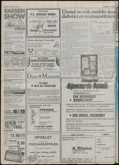 Wijkse Courant, 1 april 1987 (nr. 13, jrg. 118)