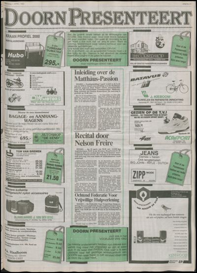 Wijkse Courant, 1 april 1992 (nr. 13, jrg. 122)