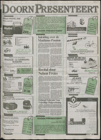 Wijkse Courant, 1 april 1992 (nr. 13, jrg. 122)