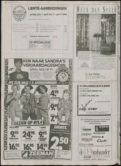 Wijkse Courant, 1 april 1992 (nr. 13, jrg. 122)
