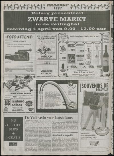 Wijkse Courant, 1 april 1992 (nr. 13, jrg. 122)