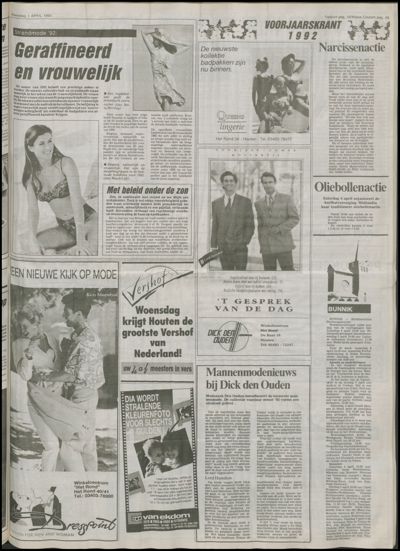 Wijkse Courant, 1 april 1992 (nr. 13, jrg. 122)