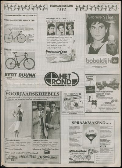 Wijkse Courant, 1 april 1992 (nr. 13, jrg. 122)