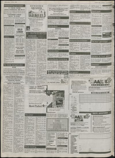 Wijkse Courant, 1 april 1992 (nr. 13, jrg. 122)