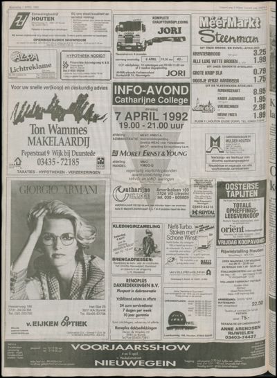 Wijkse Courant, 1 april 1992 (nr. 13, jrg. 122)