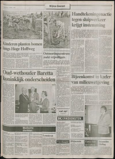 Wijkse Courant, 1 april 1992 (nr. 13, jrg. 122)