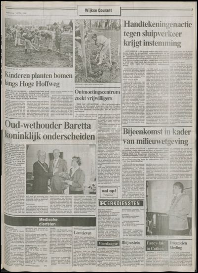 Wijkse Courant, 1 april 1992 (nr. 13, jrg. 122)