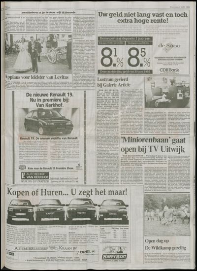 Wijkse Courant, 3 juni 1992 (nr. 22, jrg. 122)