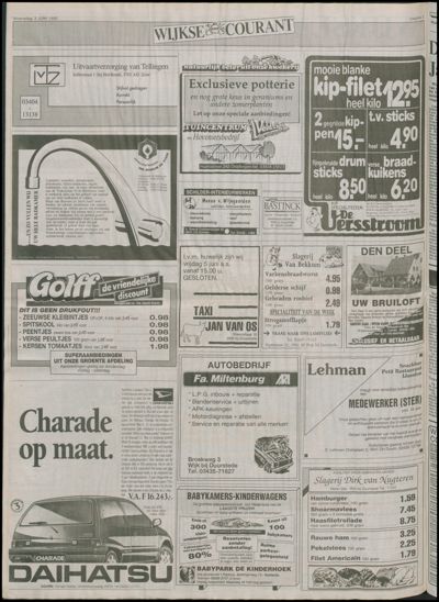 Wijkse Courant, 3 juni 1992 (nr. 22, jrg. 122)