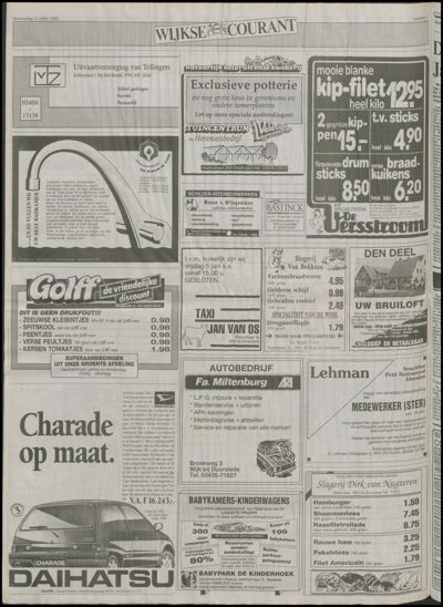Wijkse Courant, 3 juni 1992 (nr. 22, jrg. 122)