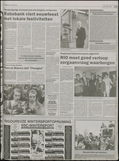 Wijkse Courant, 25 februari 1998 (nr. 8, jrg. 128)