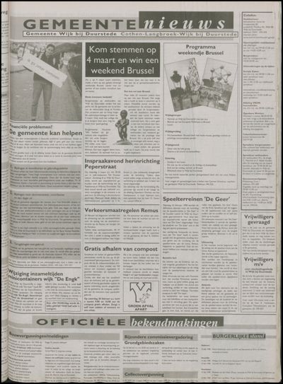 Wijkse Courant, 25 februari 1998 (nr. 8, jrg. 128)