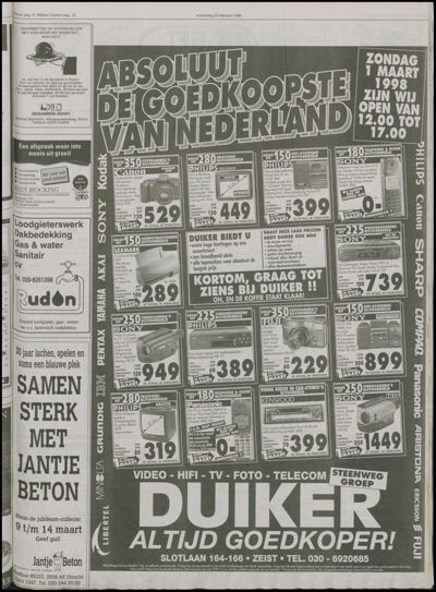 Wijkse Courant, 25 februari 1998 (nr. 8, jrg. 128)