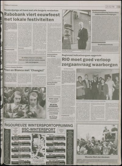 Wijkse Courant, 25 februari 1998 (nr. 8, jrg. 128)