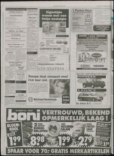 Wijkse Courant, 25 februari 1998 (nr. 8, jrg. 128)