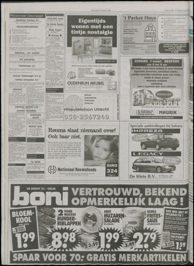 Wijkse Courant, 25 februari 1998 (nr. 8, jrg. 128)
