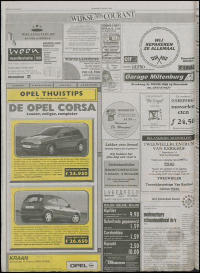 Wijkse Courant, 25 februari 1998 (nr. 8, jrg. 128)