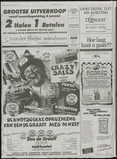 Wijkse Courant, 6 januari 1999 (nr. 1, jrg. 129)