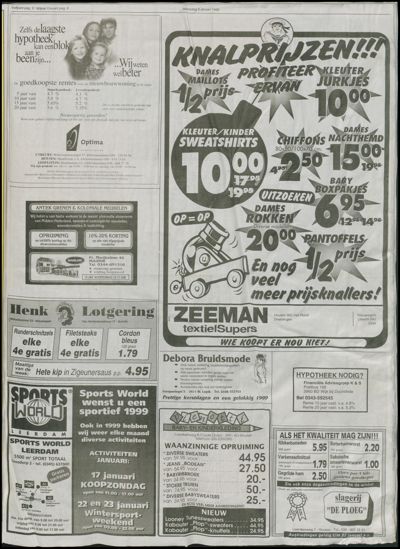 Wijkse Courant, 6 januari 1999 (nr. 1, jrg. 129)