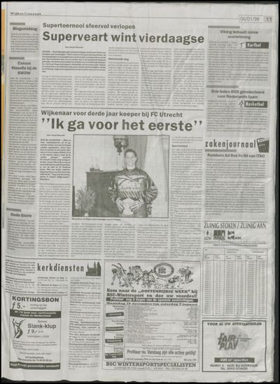 Wijkse Courant, 6 januari 1999 (nr. 1, jrg. 129)