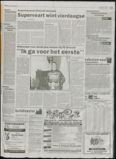 Wijkse Courant, 6 januari 1999 (nr. 1, jrg. 129)