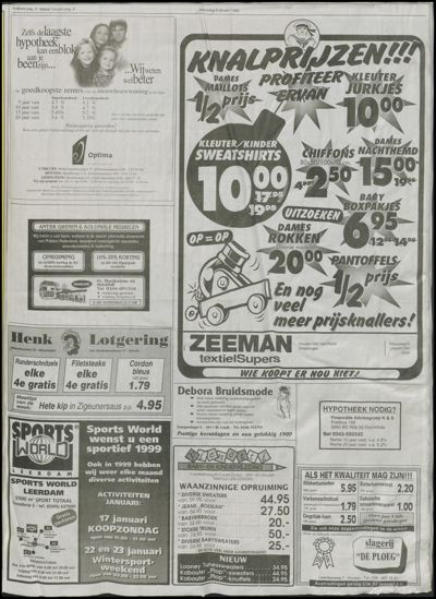 Wijkse Courant, 6 januari 1999 (nr. 1, jrg. 129)