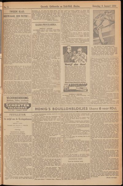 Asperensche en Heukelumsche Courant, 6 januari 1934