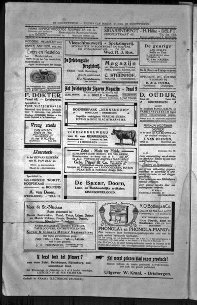 De Boekenwereld, 14 november 1908 (nr. 2, jrg. 1)