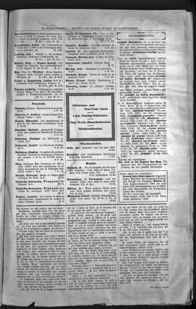 De Boekenwereld, 12 december 1908 (nr. 6, jrg. 1)