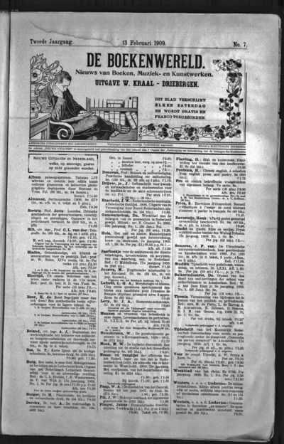 De Boekenwereld, 13 februari 1909 (nr. 7, jrg. 2)