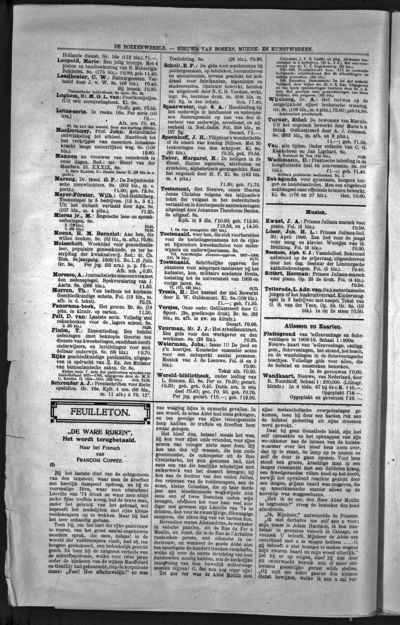 De Boekenwereld, 17 juli 1909 (nr. 28, jrg. 2)